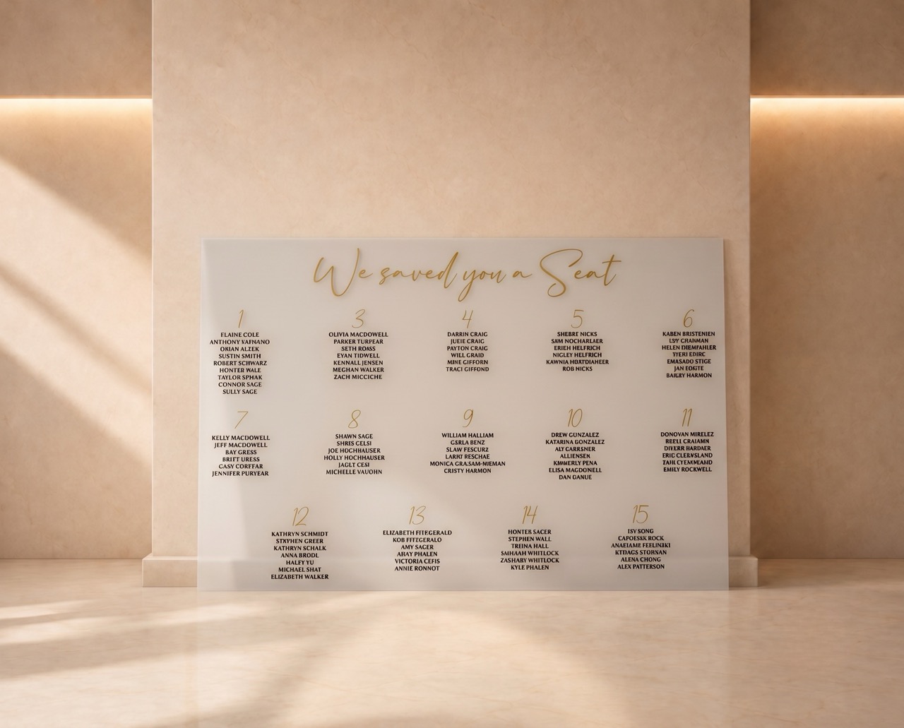 Seating Arrangements